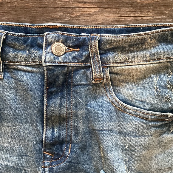 High Rise Denim Shorts - Picture 2 of 4